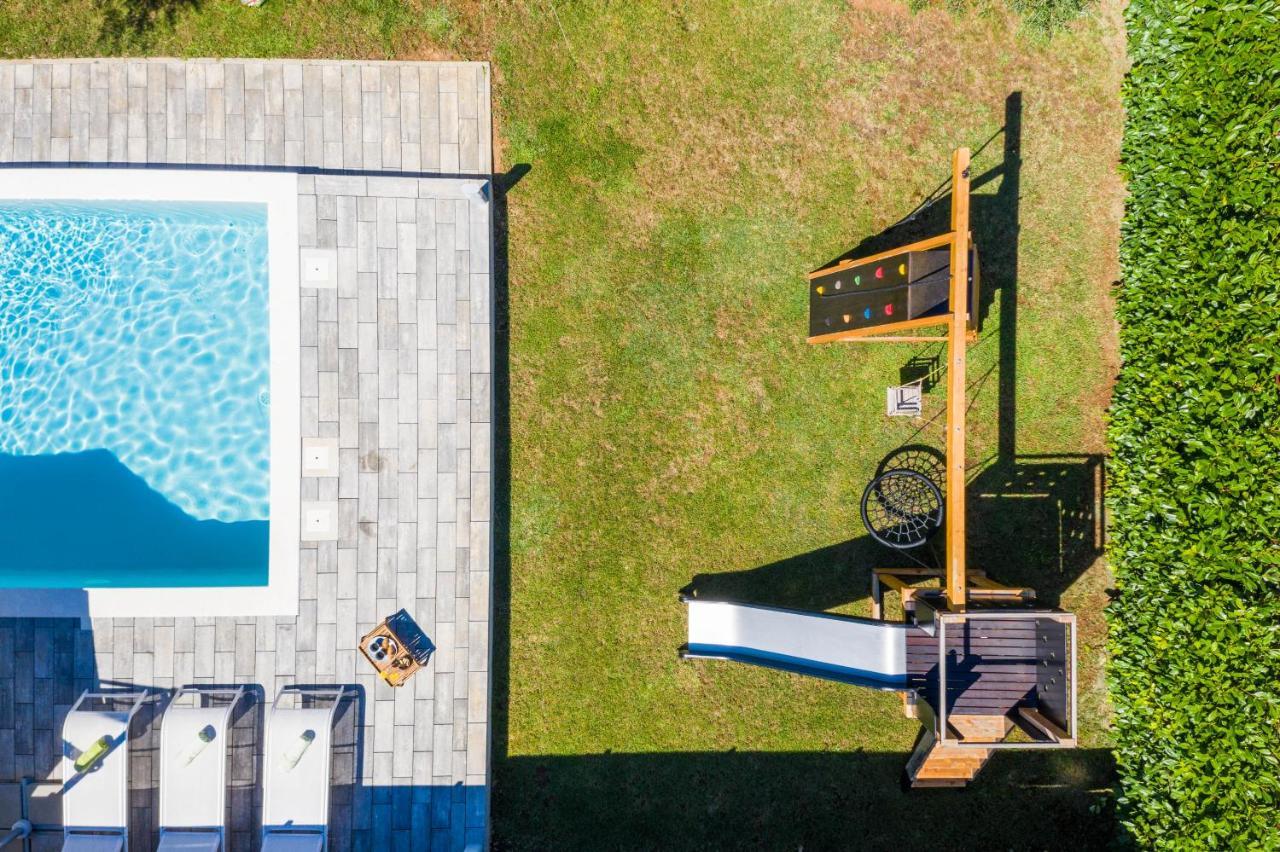 Villa Olea With Heated Pool And Jacuzzi Sukosan Luaran gambar