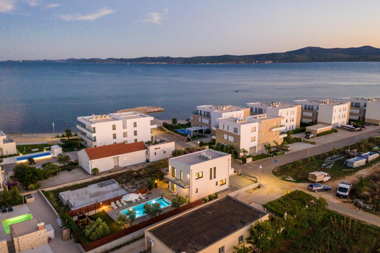 Villa Olea With Heated Pool And Jacuzzi Sukosan Luaran gambar